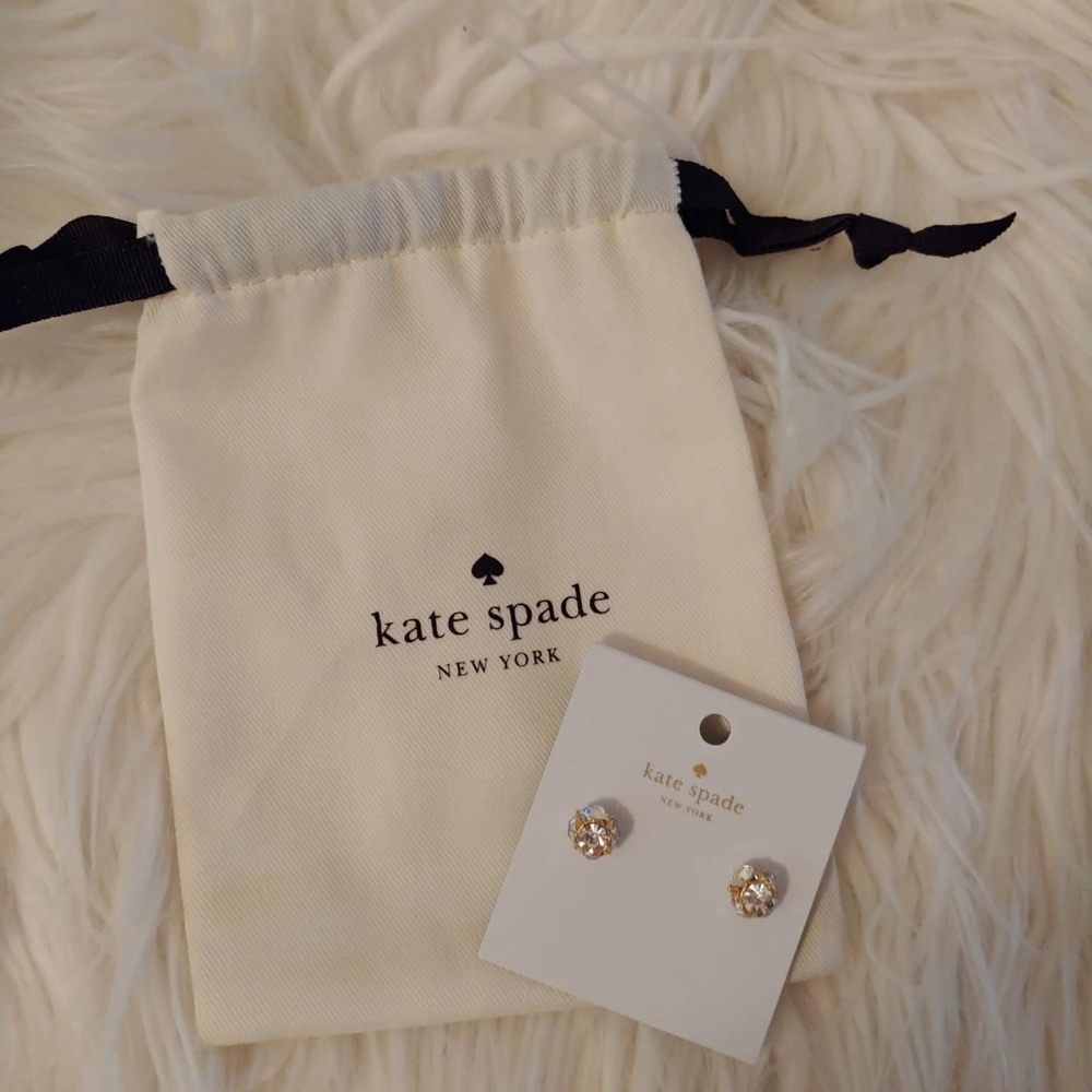 💝FINAL SALE! FIRM! NWT KATE SPADE LADY MARMALADE EARRINGS WITH DUST BAG